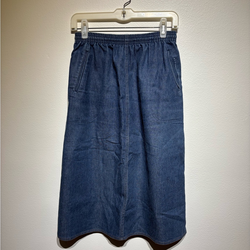Koret Dark Blue Midi Skirt